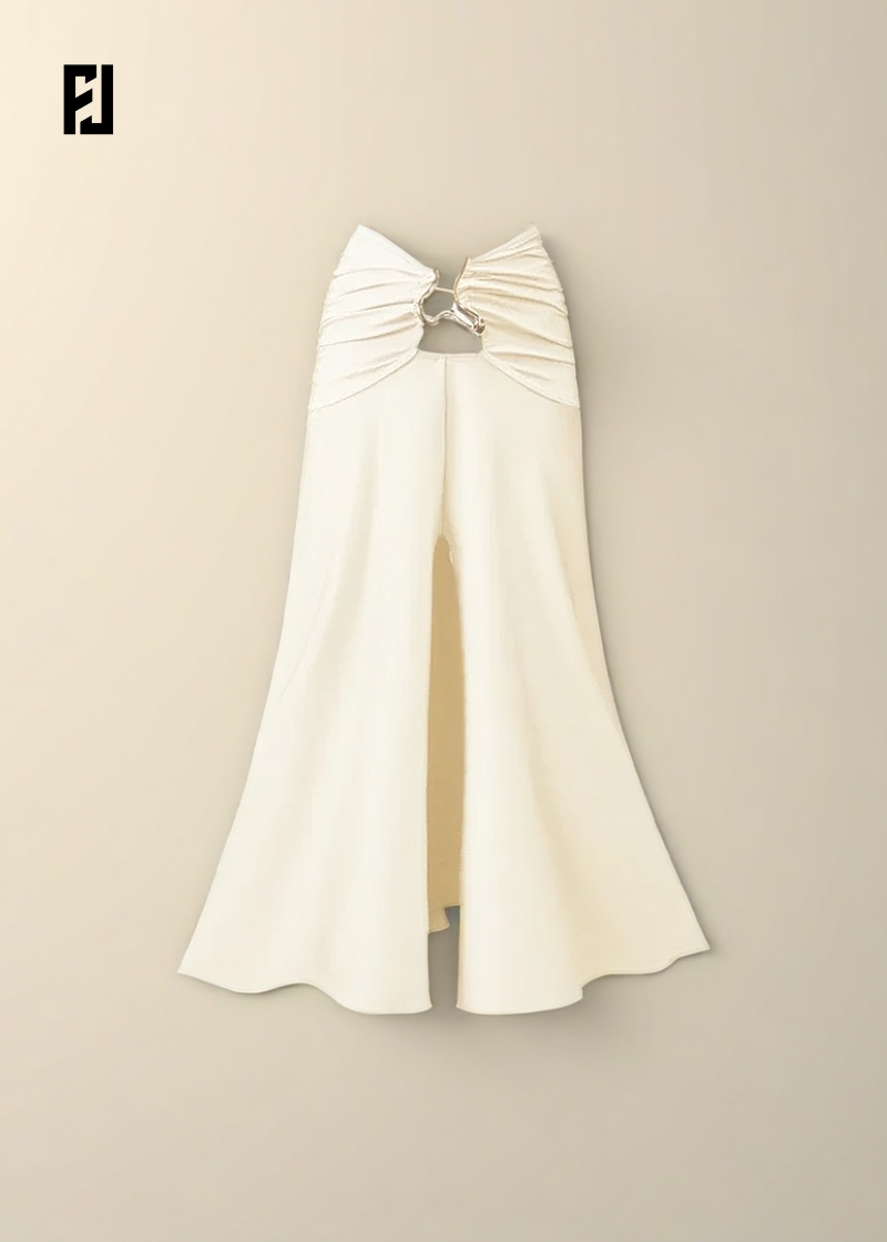 Maillot Crochet Blanc Fondelier - Élégance et Style