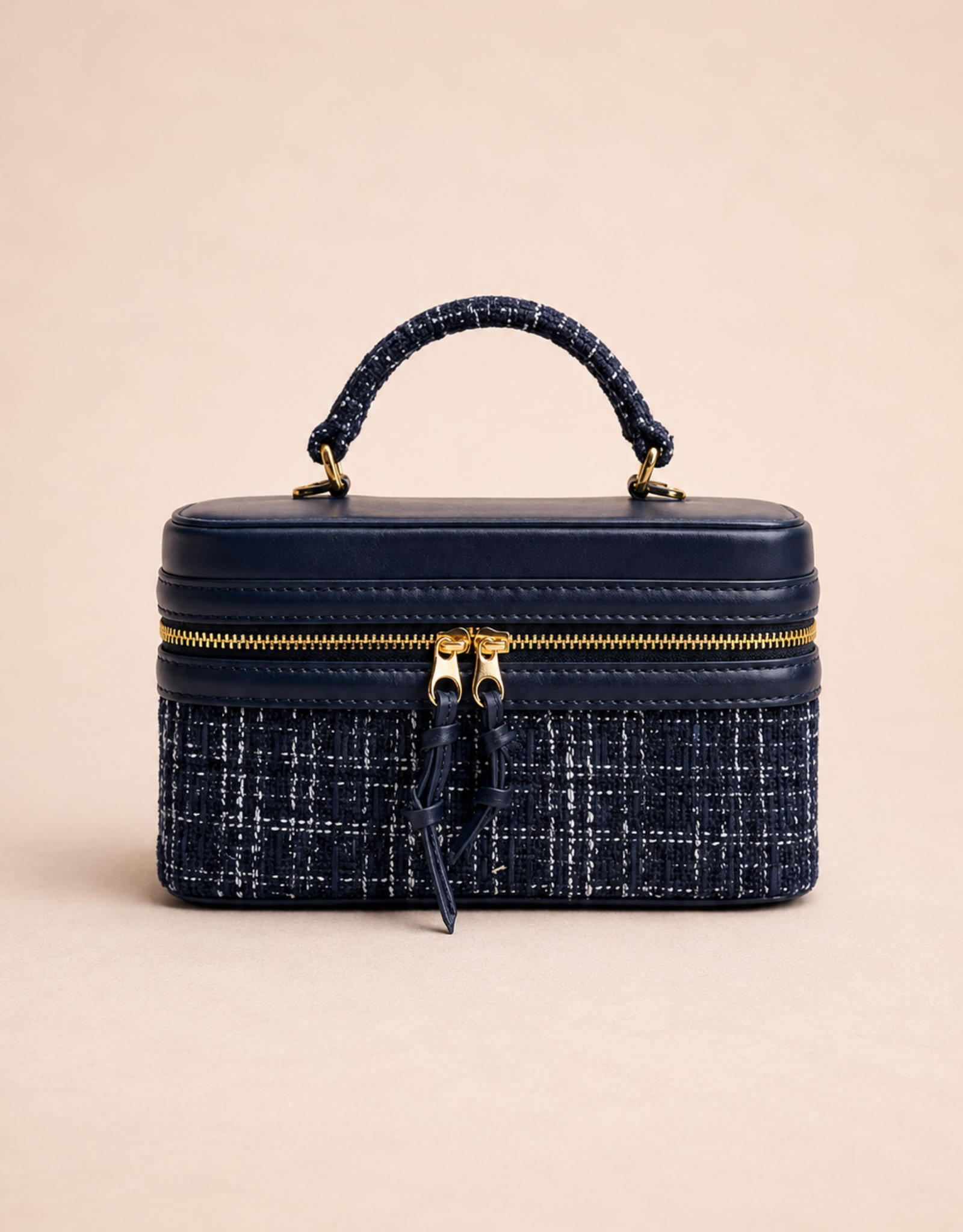 Sac à main laine vintage en cuir élégant