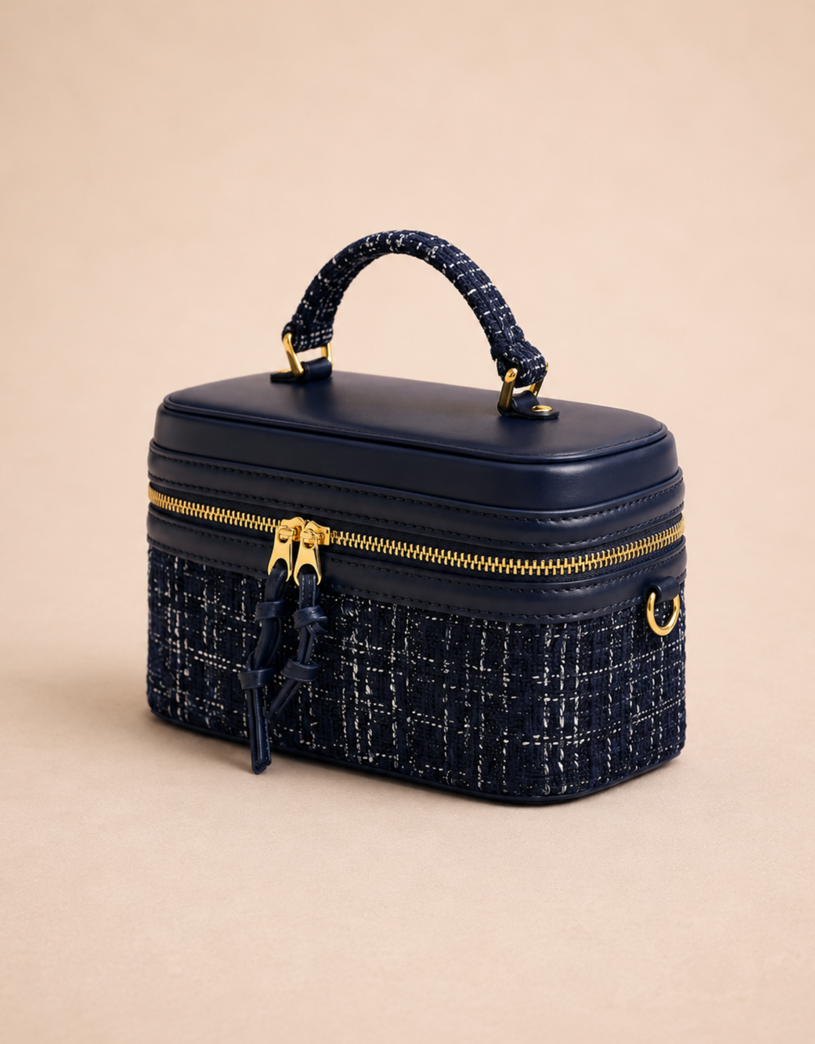 Sac à main laine vintage en cuir élégant