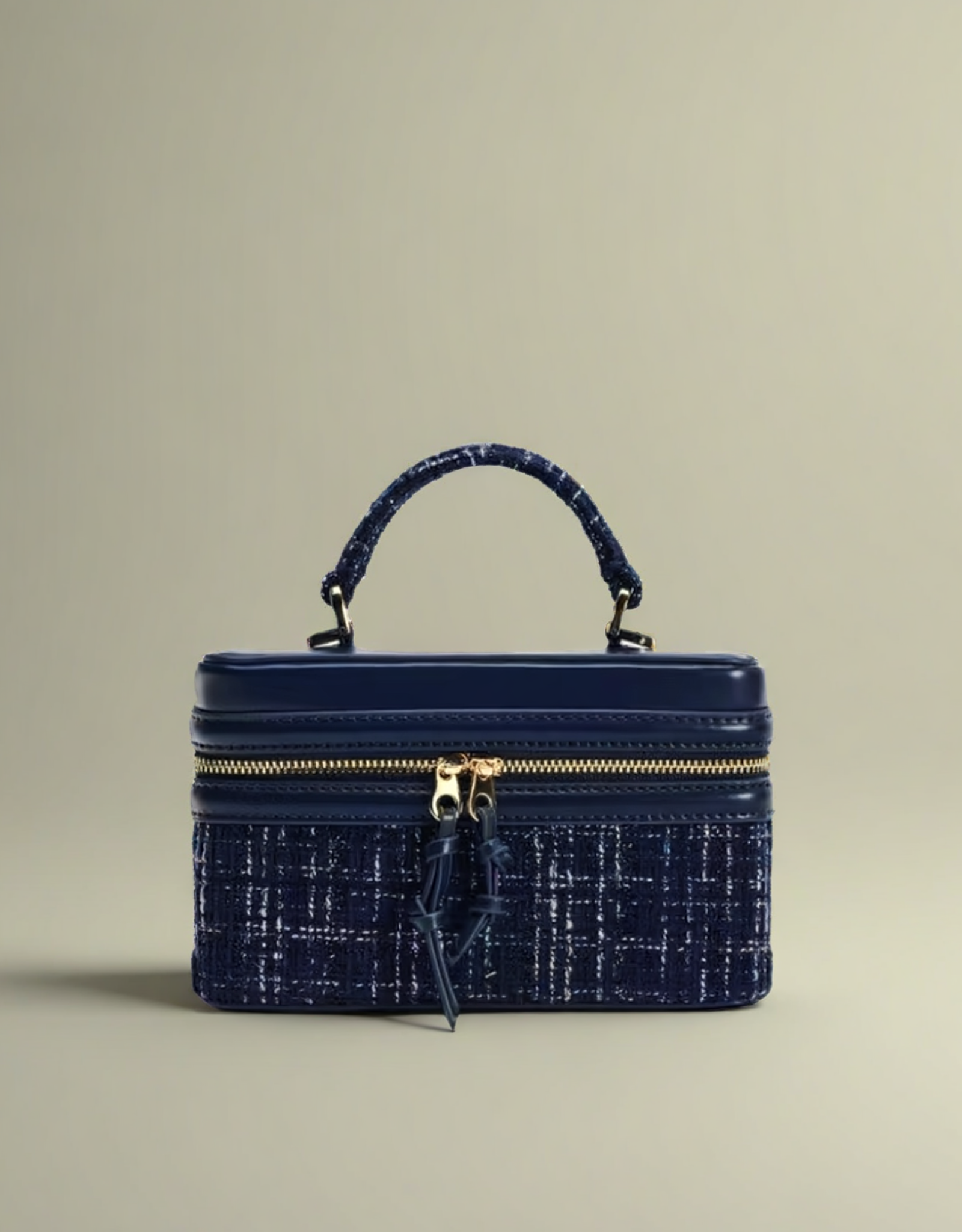 Sac à main laine vintage en cuir élégant