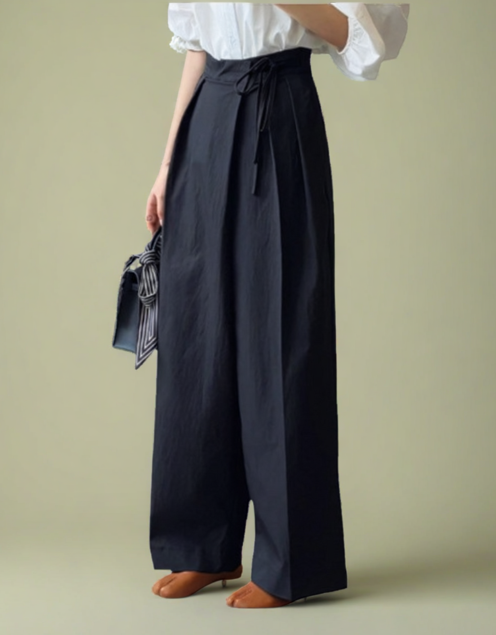 Pantalon Taille Haute Chic et Confortable