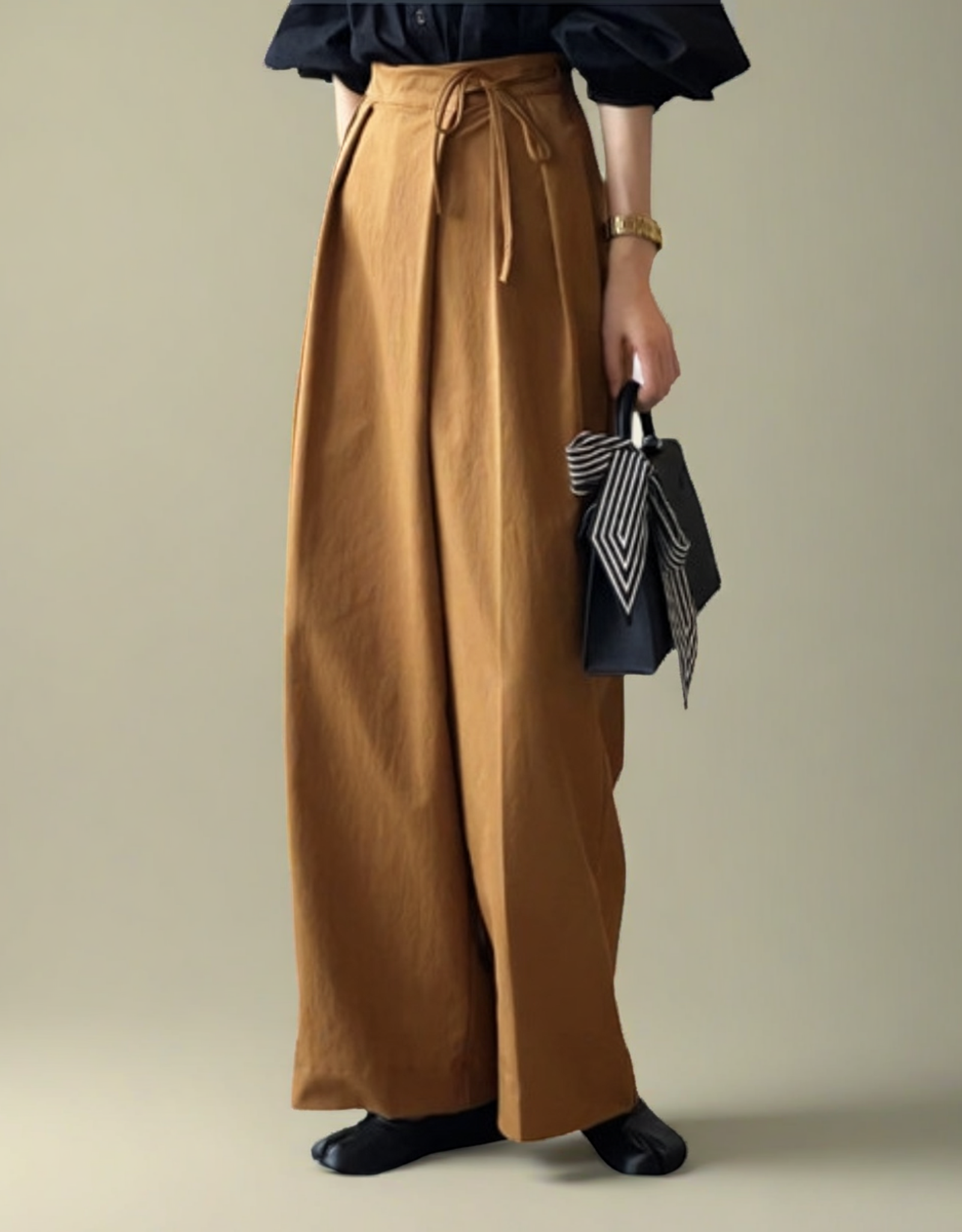 Pantalon Taille Haute Chic et Confortable
