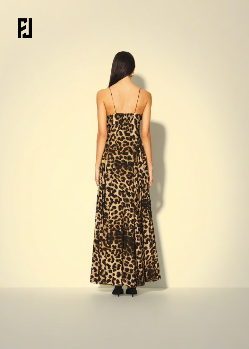 Robe Longue Léopard –  Look Chic & Tendance