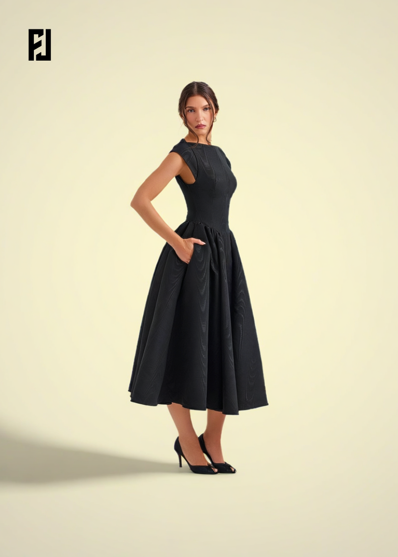 Robe Midi - Élégance Chic