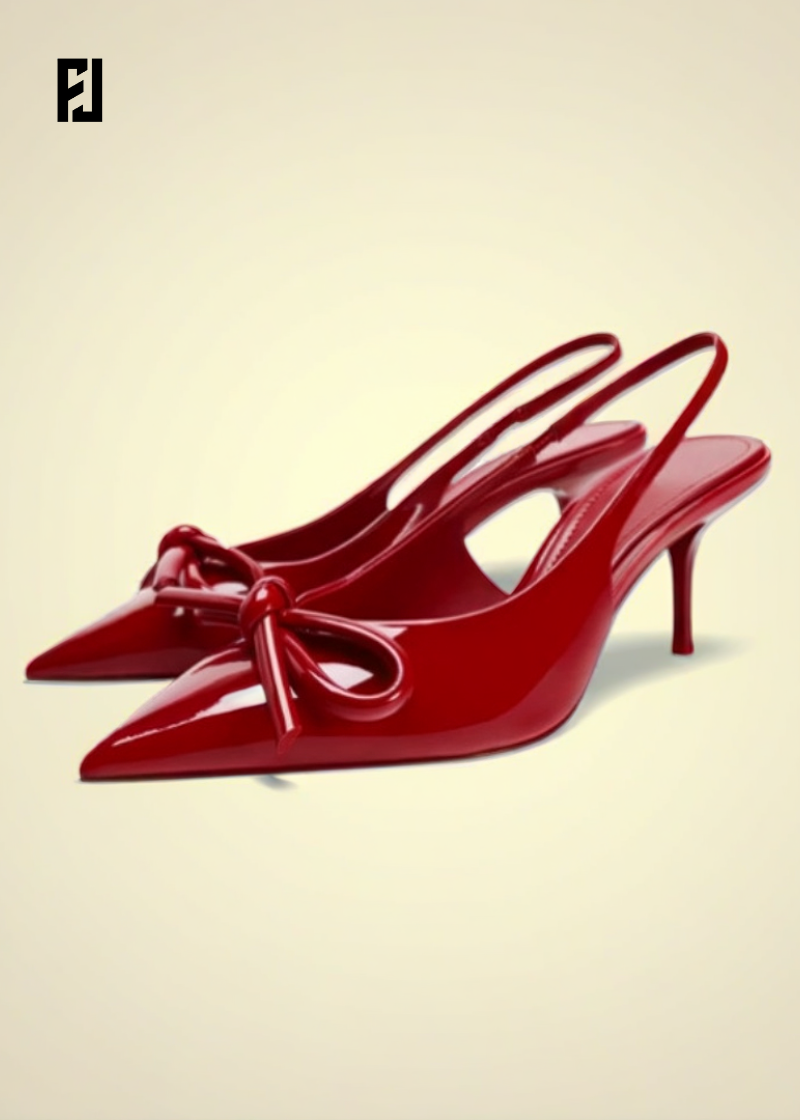 Sandales à talons hauts Fondelier avec nœud