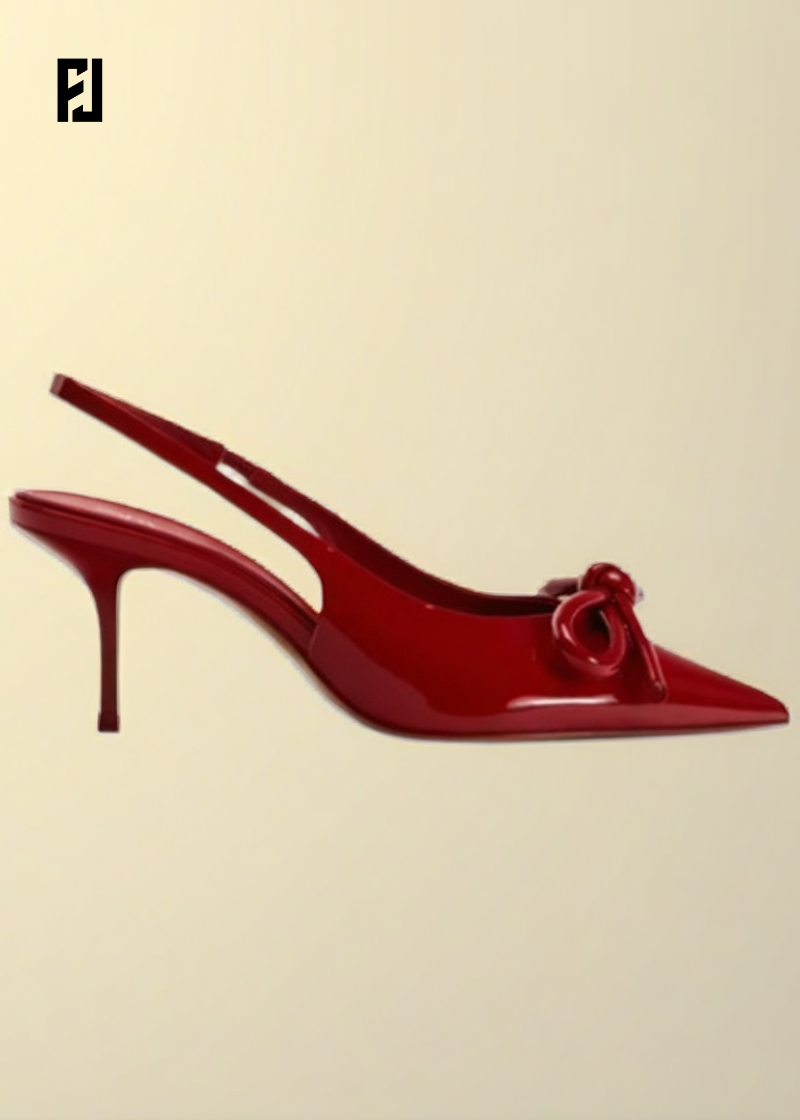 Sandales à Talons Hauts – Chaussures de Soirée Élégantes avec Noeud Papillon