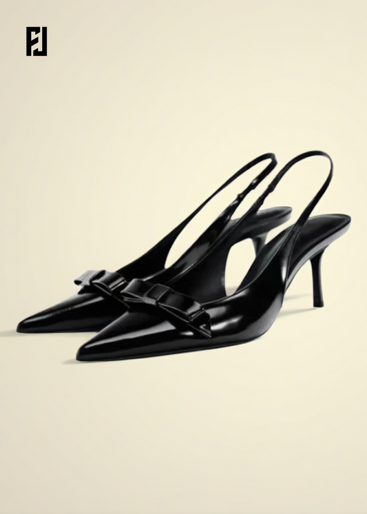 Sandales à Talons Hauts – Élégance Féminine avec Détail Papillon
