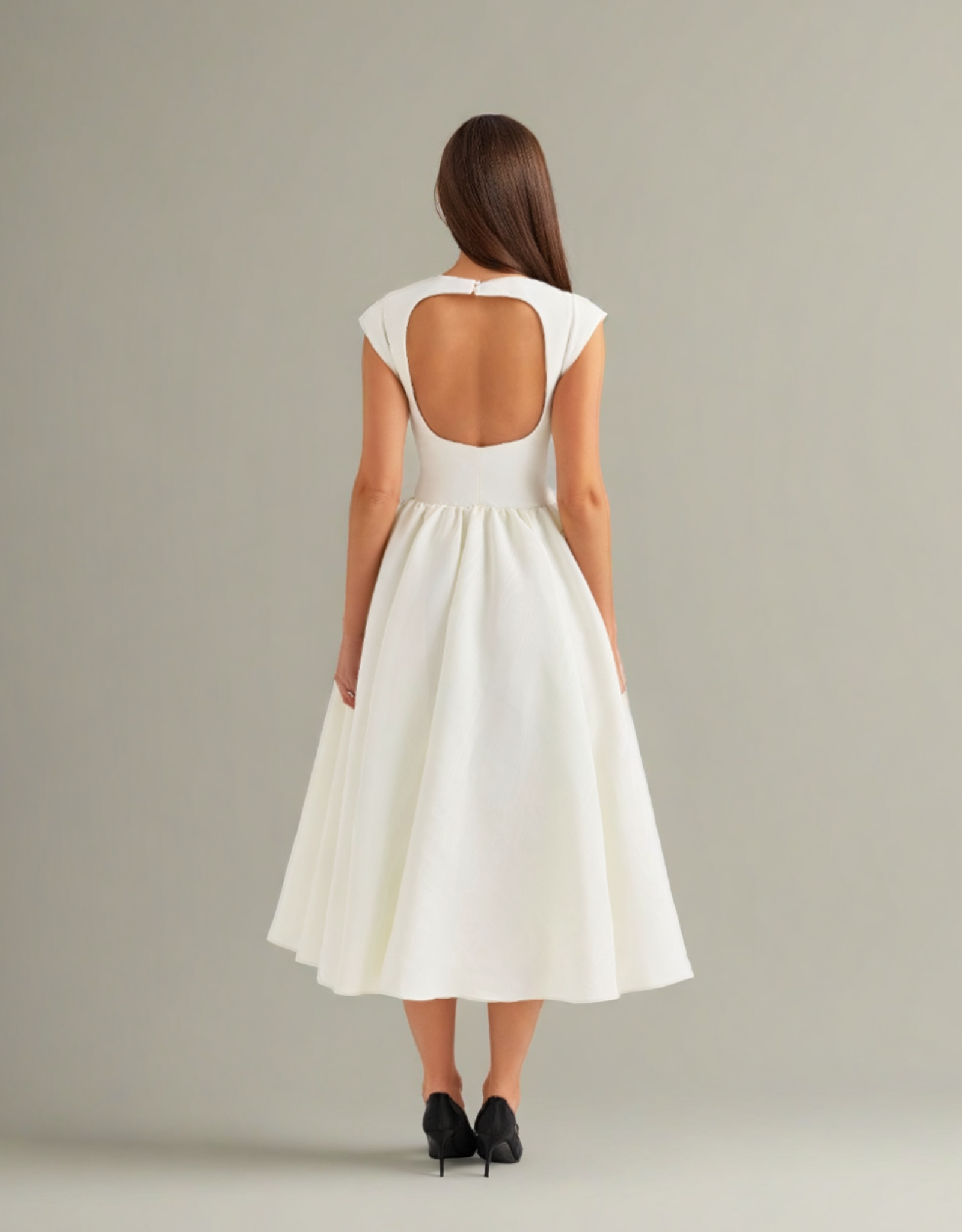 Robe Midi Élégante pour Événements Spéciaux