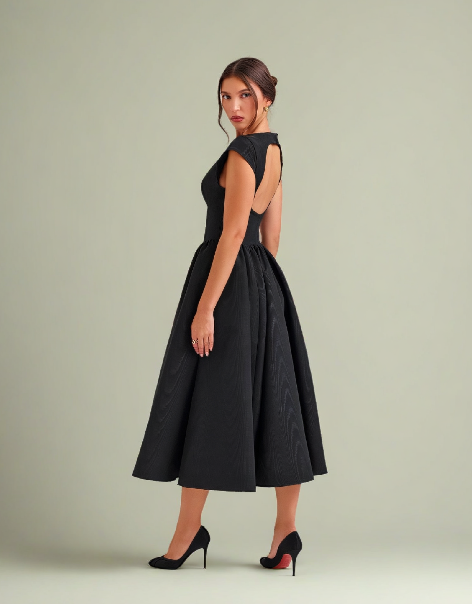 Robe Midi Élégante pour Événements Spéciaux
