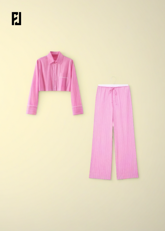 Ensemble – Pantalon & Chemise Élégante