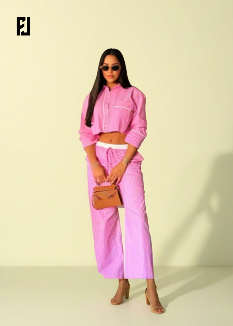 Ensemble – Pantalon & Chemise Élégante