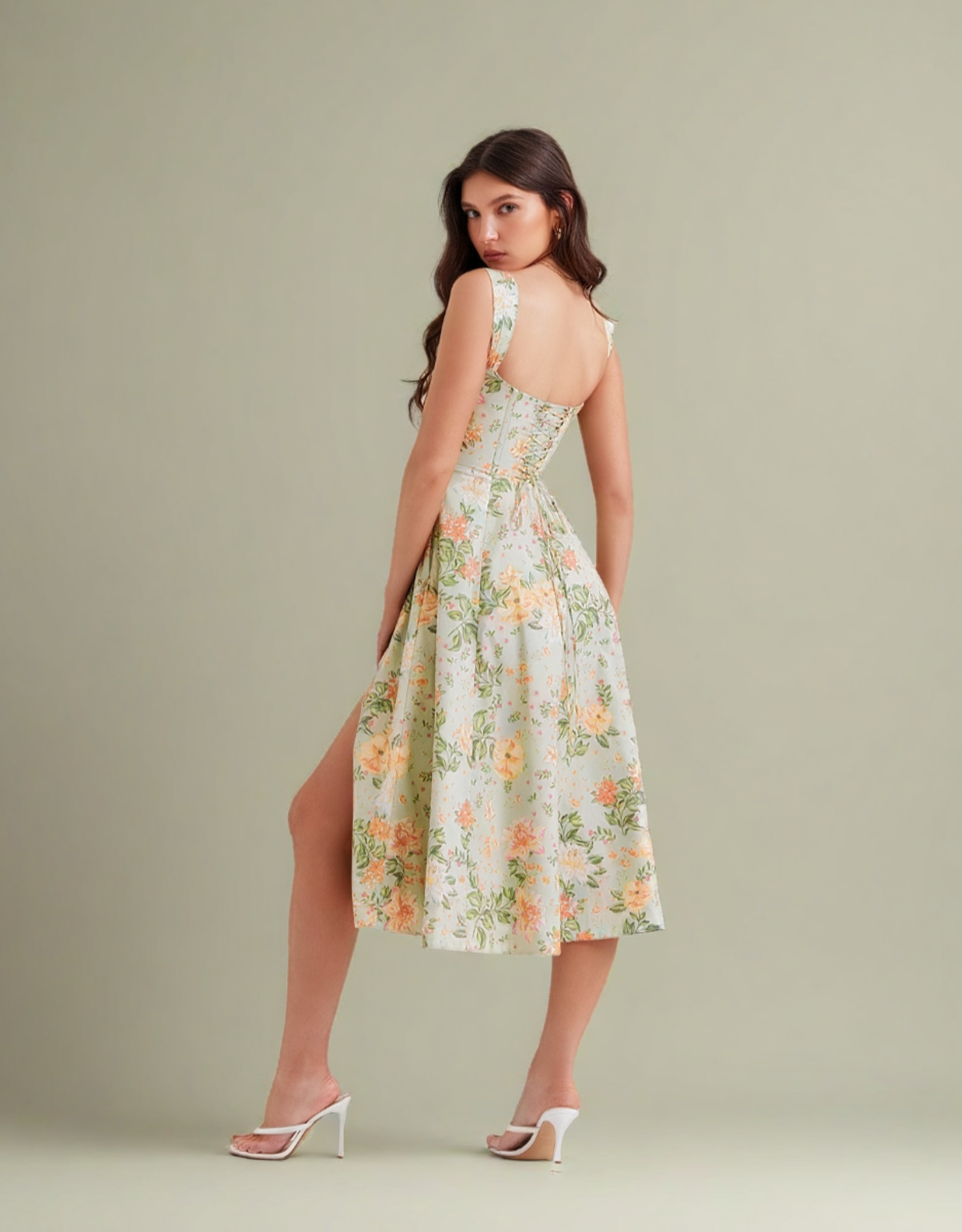 Robe d'été florale élégante et légère