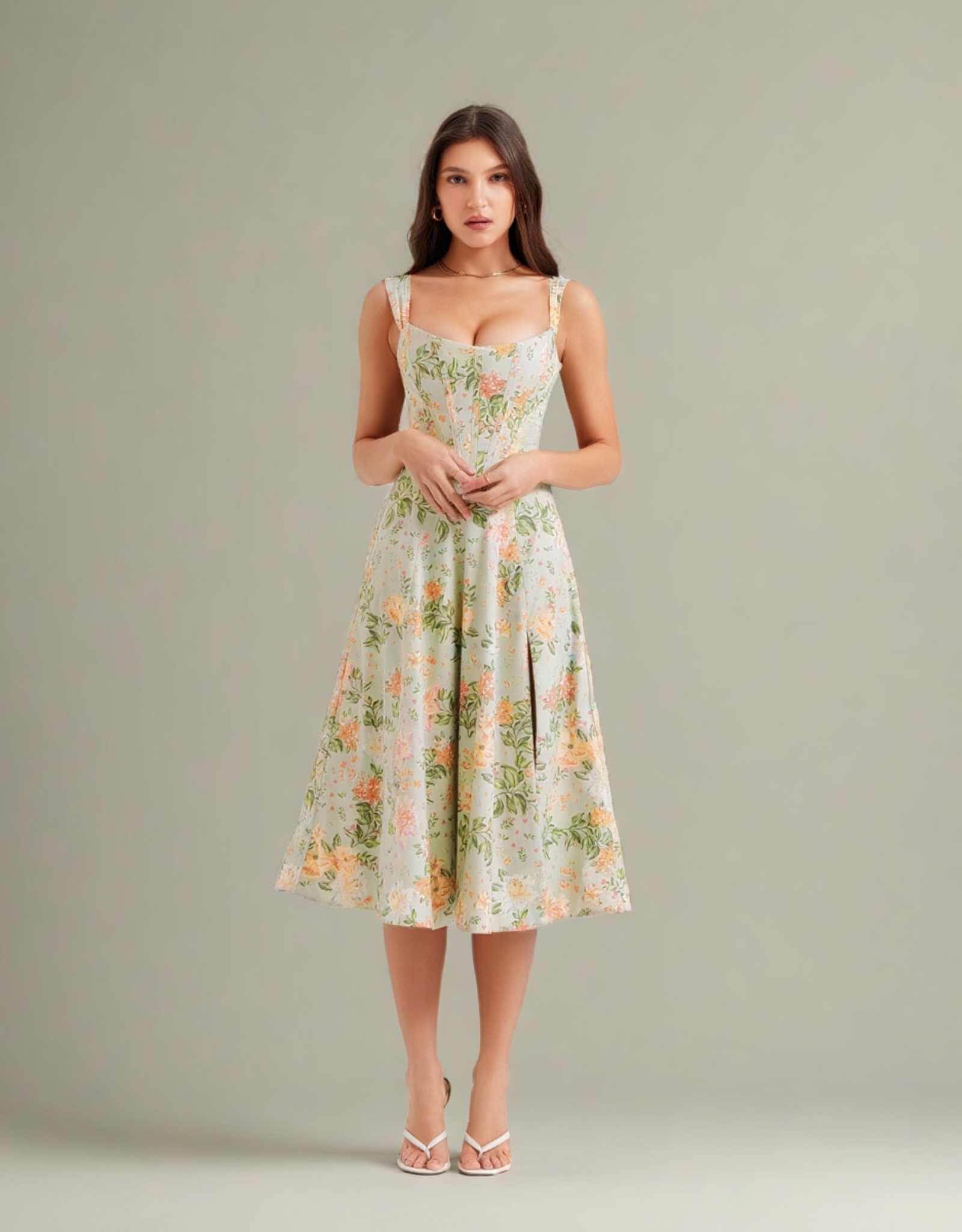 Robe d'été florale élégante et légère