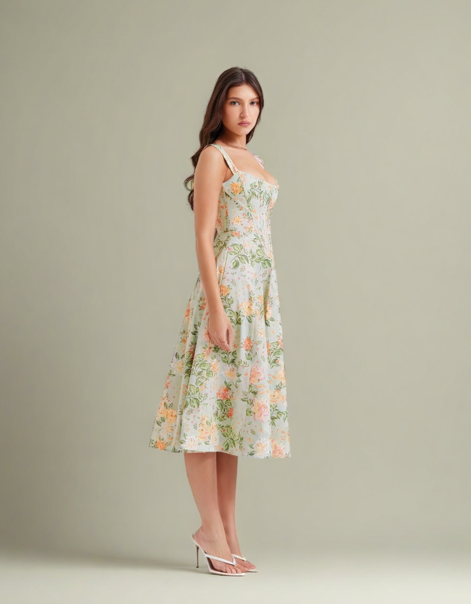 Robe d'été florale élégante et légère