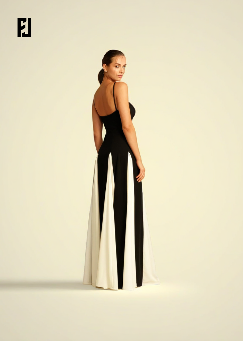 Robe longue dos nu Chic et Élégante