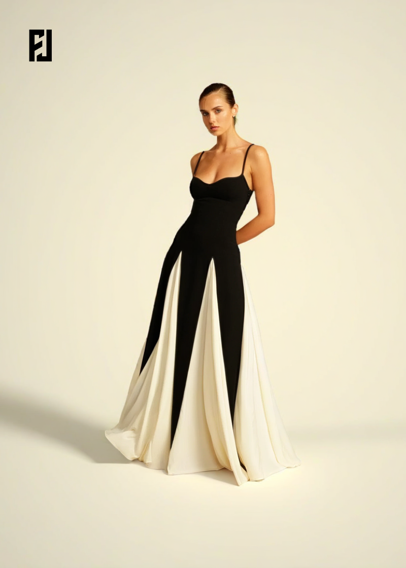 Robe longue dos nu Chic et Élégante