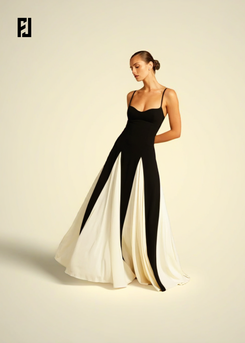 Robe longue dos nu Chic et Élégante