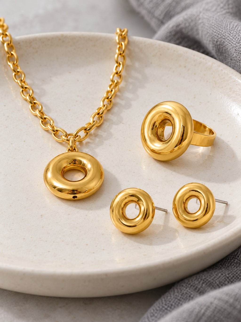 Anello Sculptural Set — editorial still life