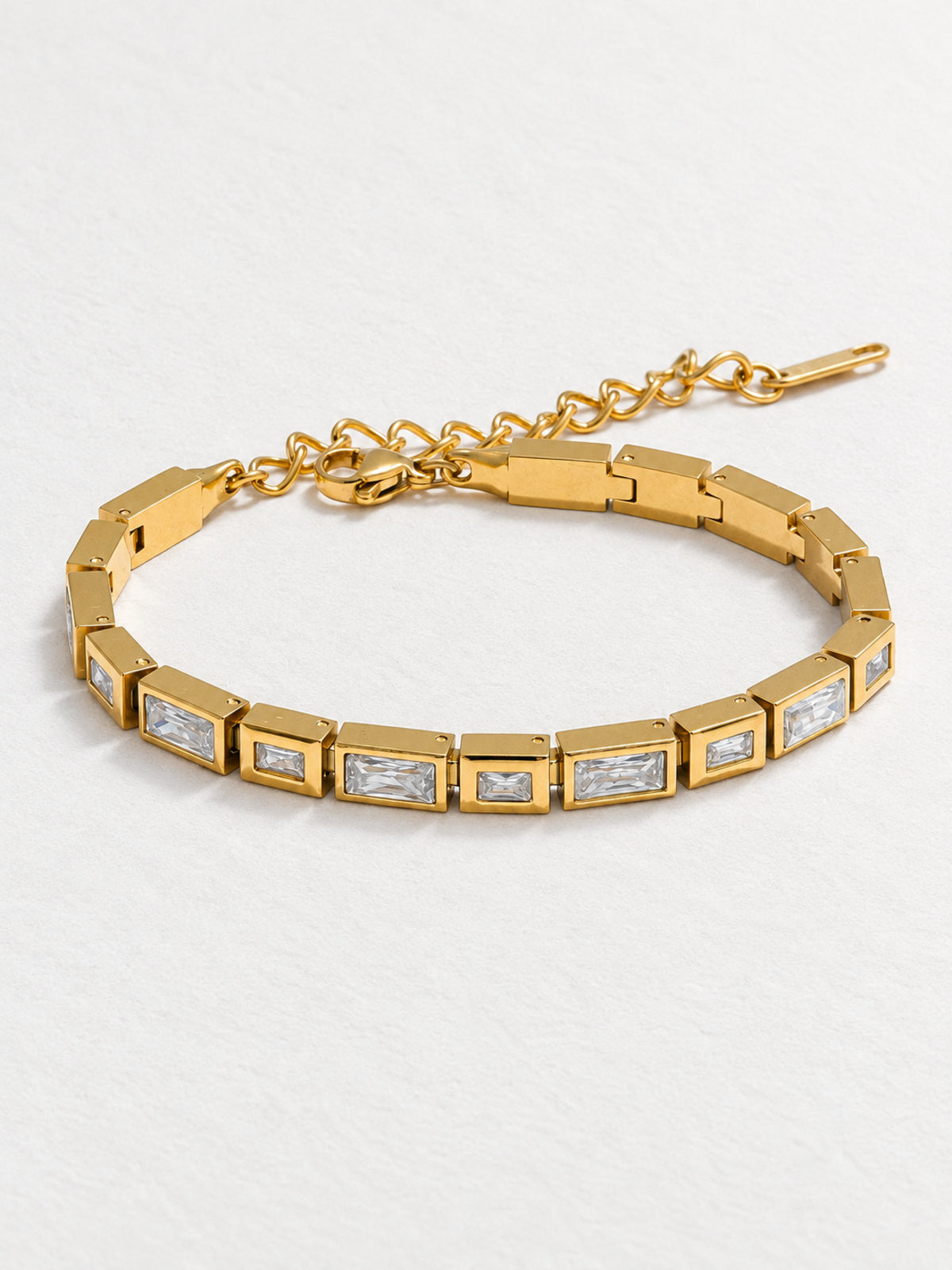 Frame Zirconia Link Bracelet — product view