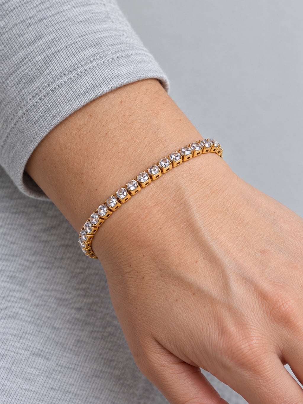 Continuum Zirconia Bracelet — worn view