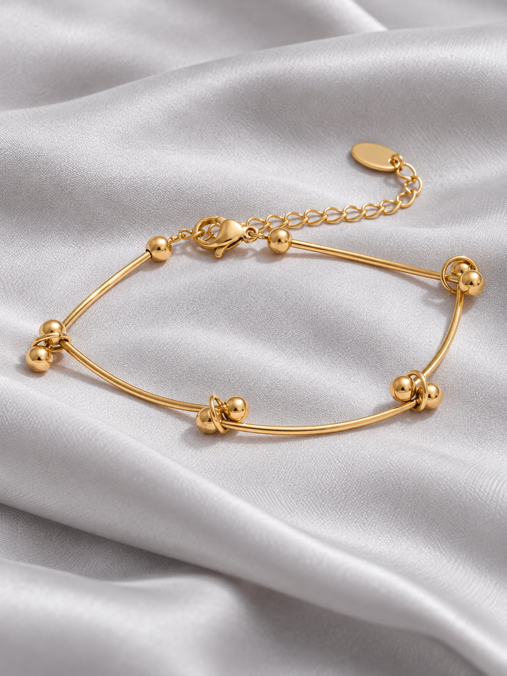 Interval Chain Bracelet — editorial still life