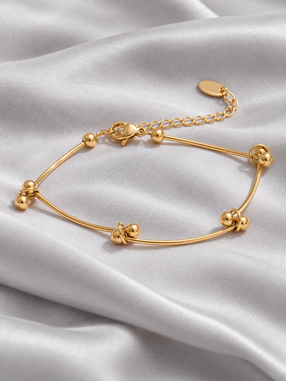 Interval Chain Bracelet — editorial still life