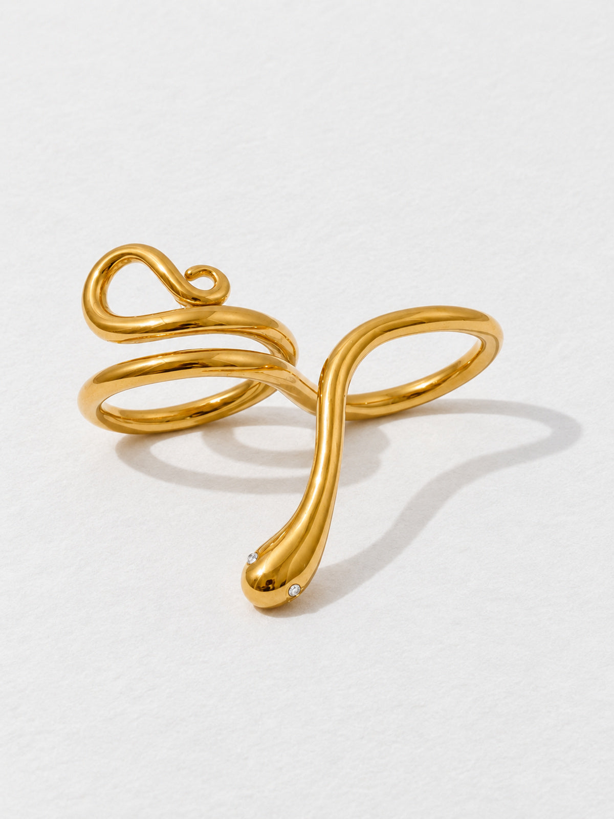Serpente Double-Finger Ring — product view