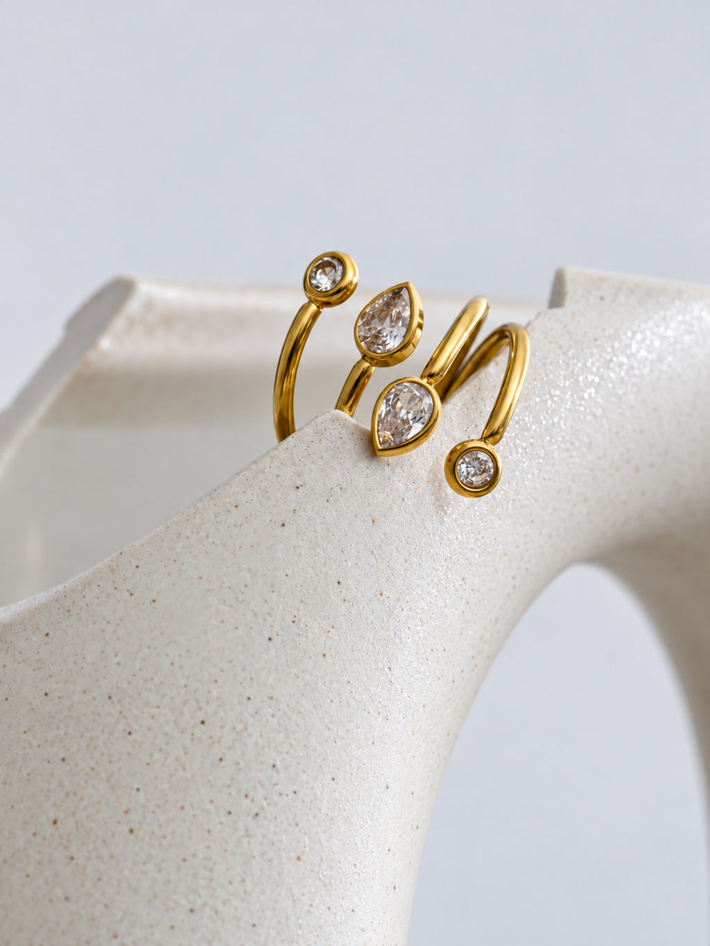 Constellation Zirconia Ring — detail view