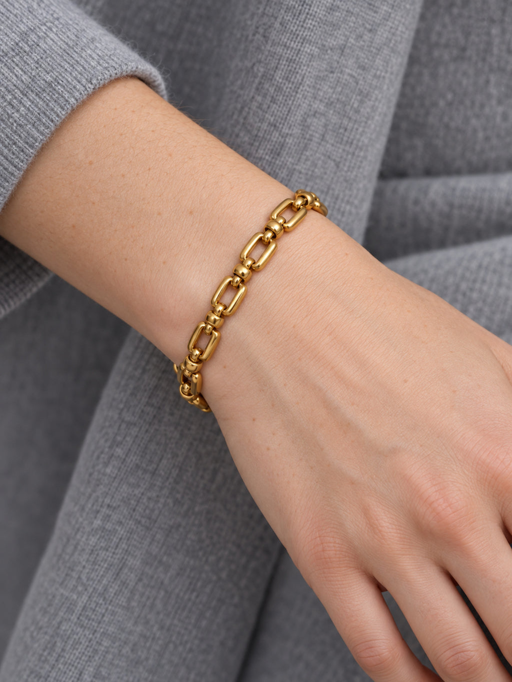 Relay Link Bracelet — worn view