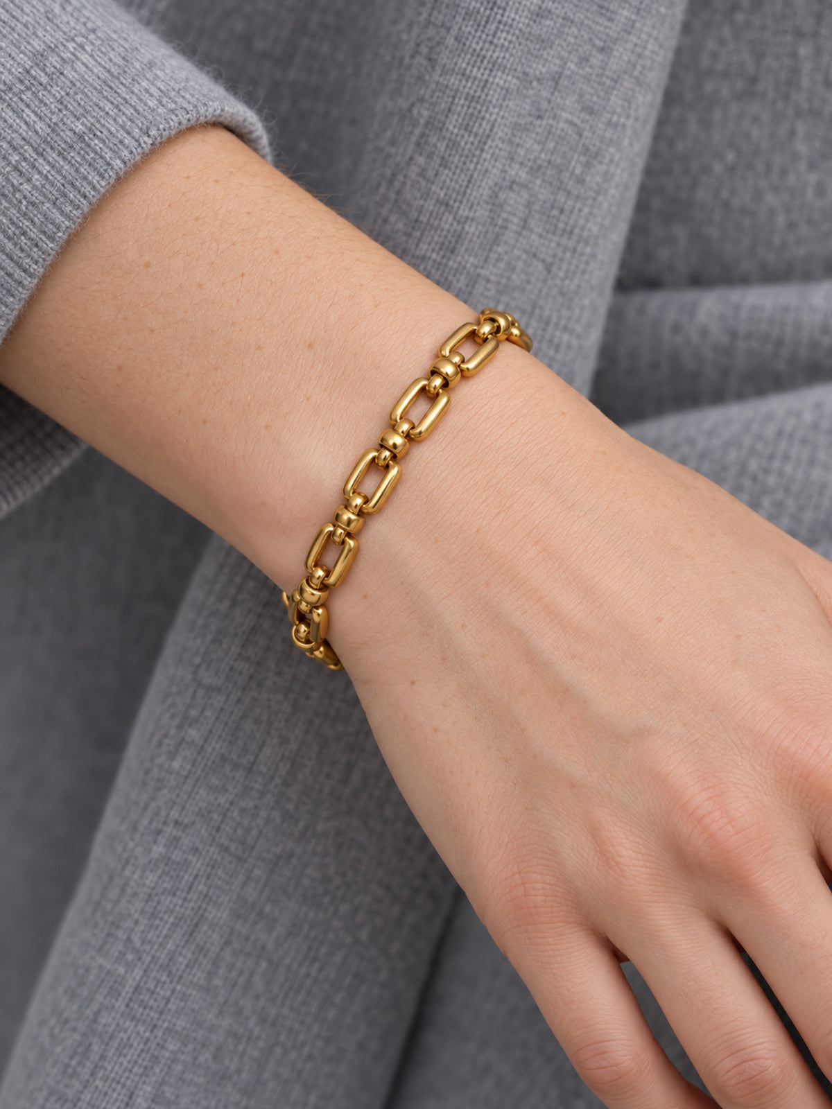 Relay Link Bracelet — worn view