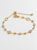 Lumière Zirconia Chain Bracelet — product view