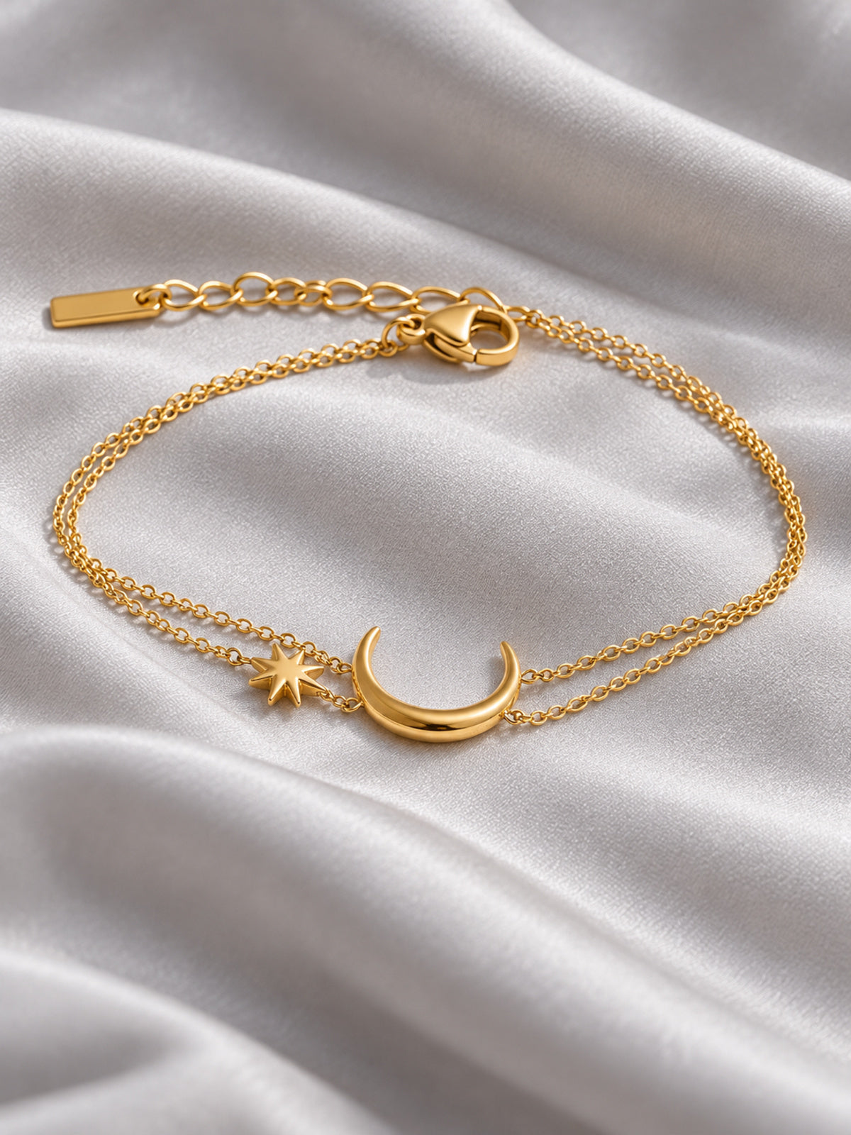 Daylight Sun & Moon Bracelet — editorial still life