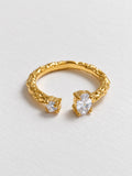 Braid Zirconia Ring — product view