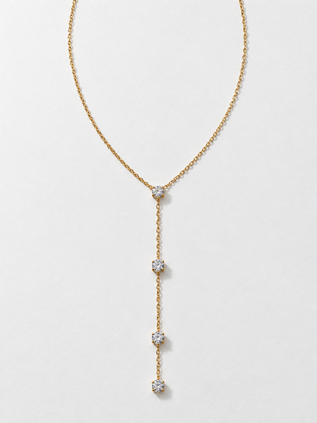 Celeste Drop Necklace — neutral editorial product view