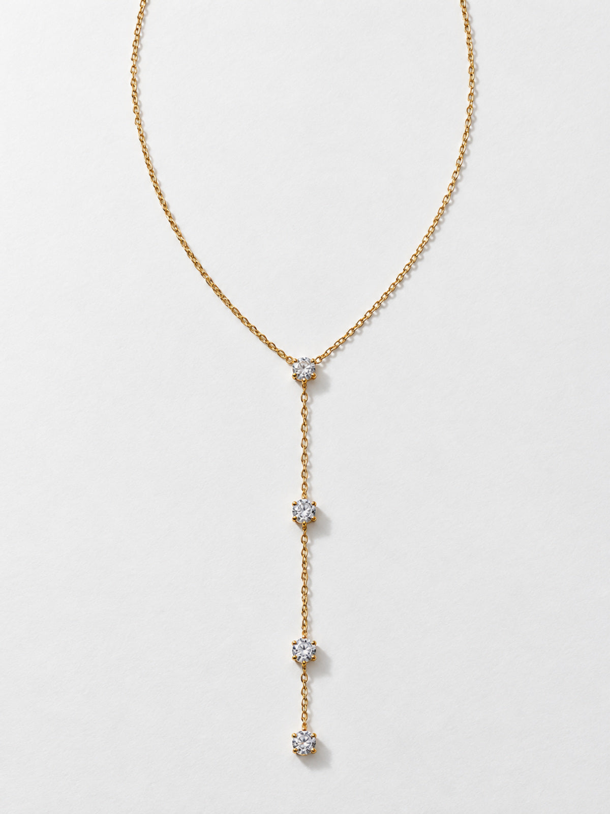 Celeste Drop Necklace — neutral editorial product view