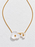 Flora Flower Necklace — neutral editorial product view