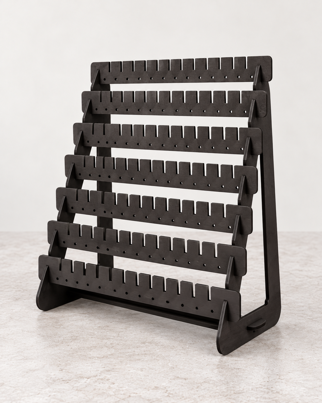 Forma Earring Stand — Black Wood