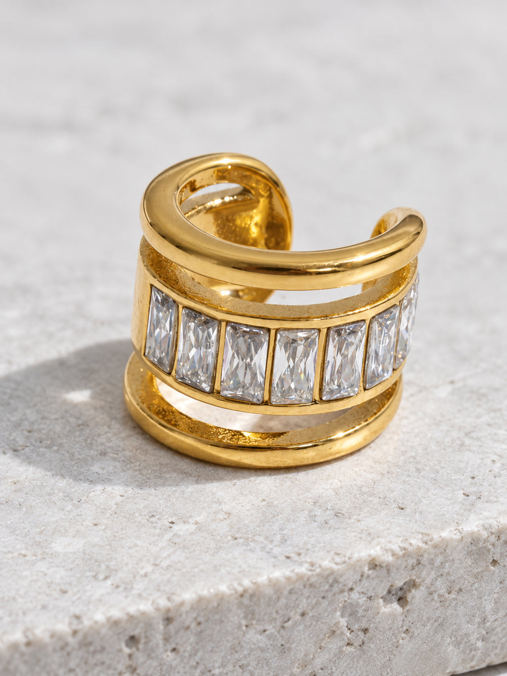 Lyra Clip Earring — detail view
