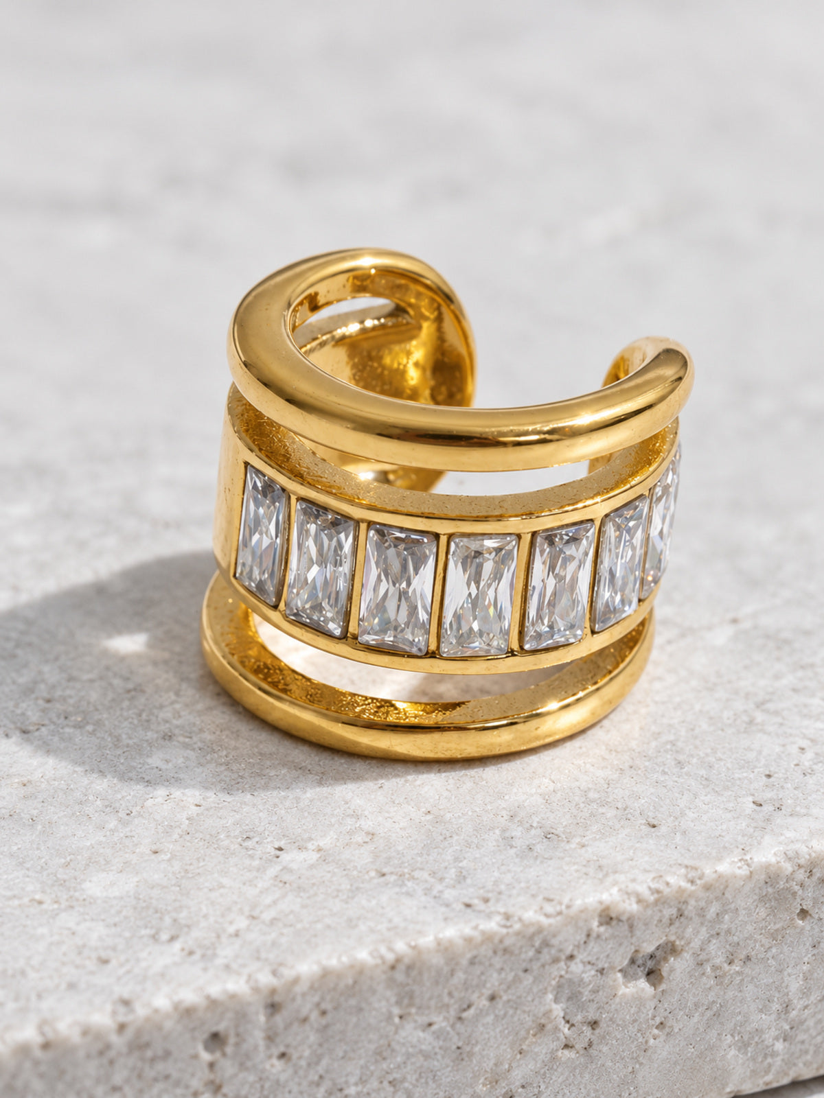 Lyra Clip Earring — detail view