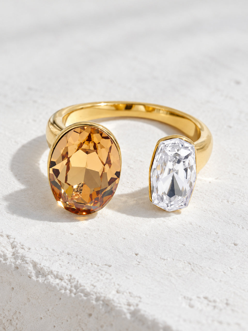 Oriel Crystal Ring — neutral editorial product view