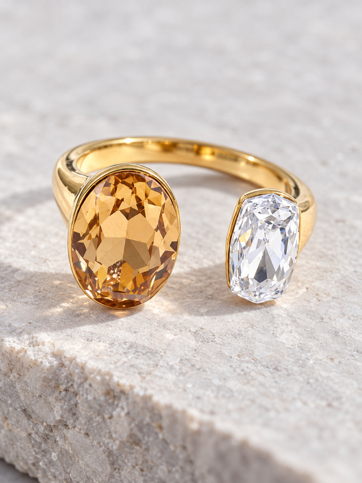 Oriel Crystal Ring — detail view