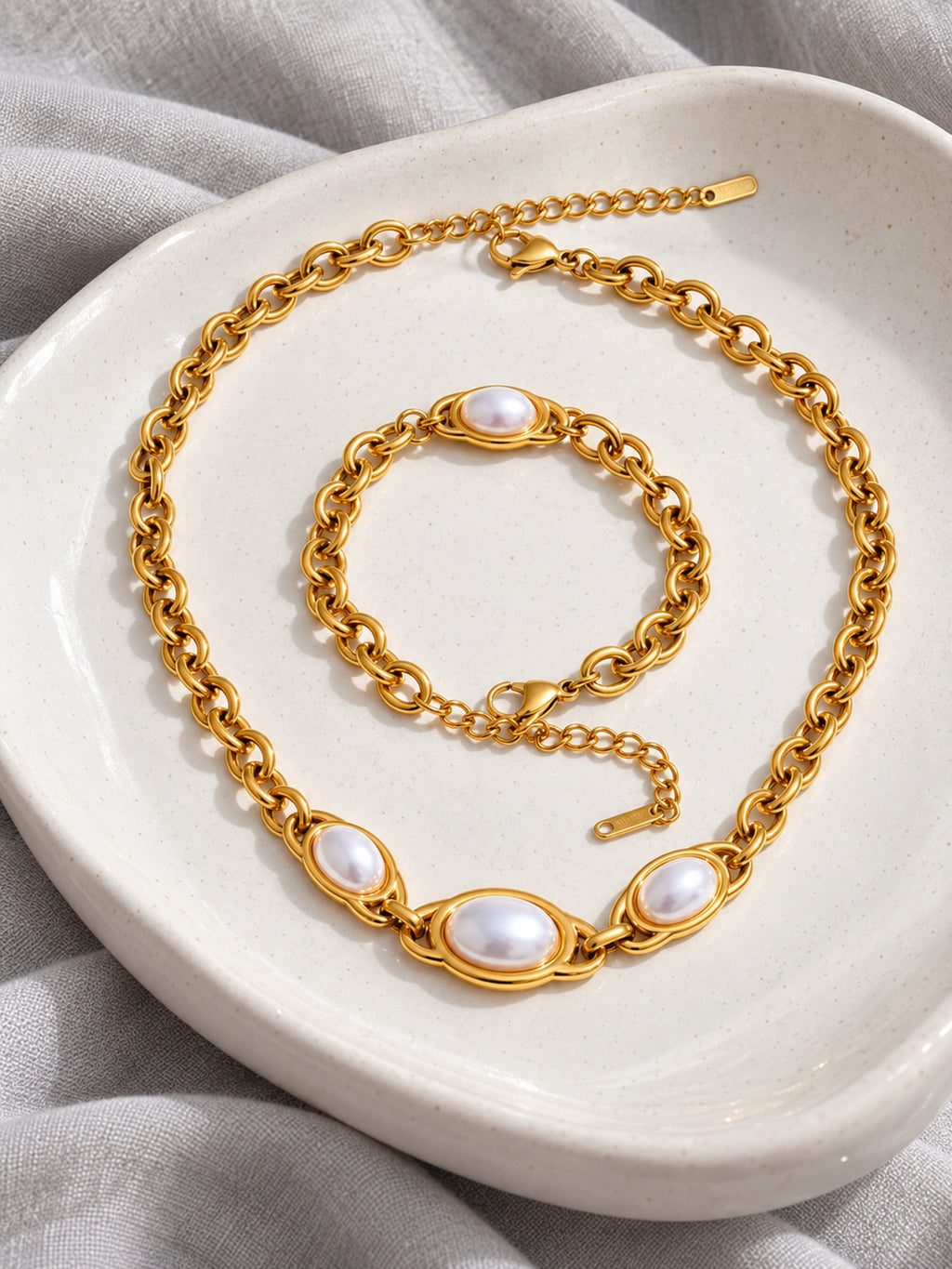 Pearline Pearl Set — editorial still life