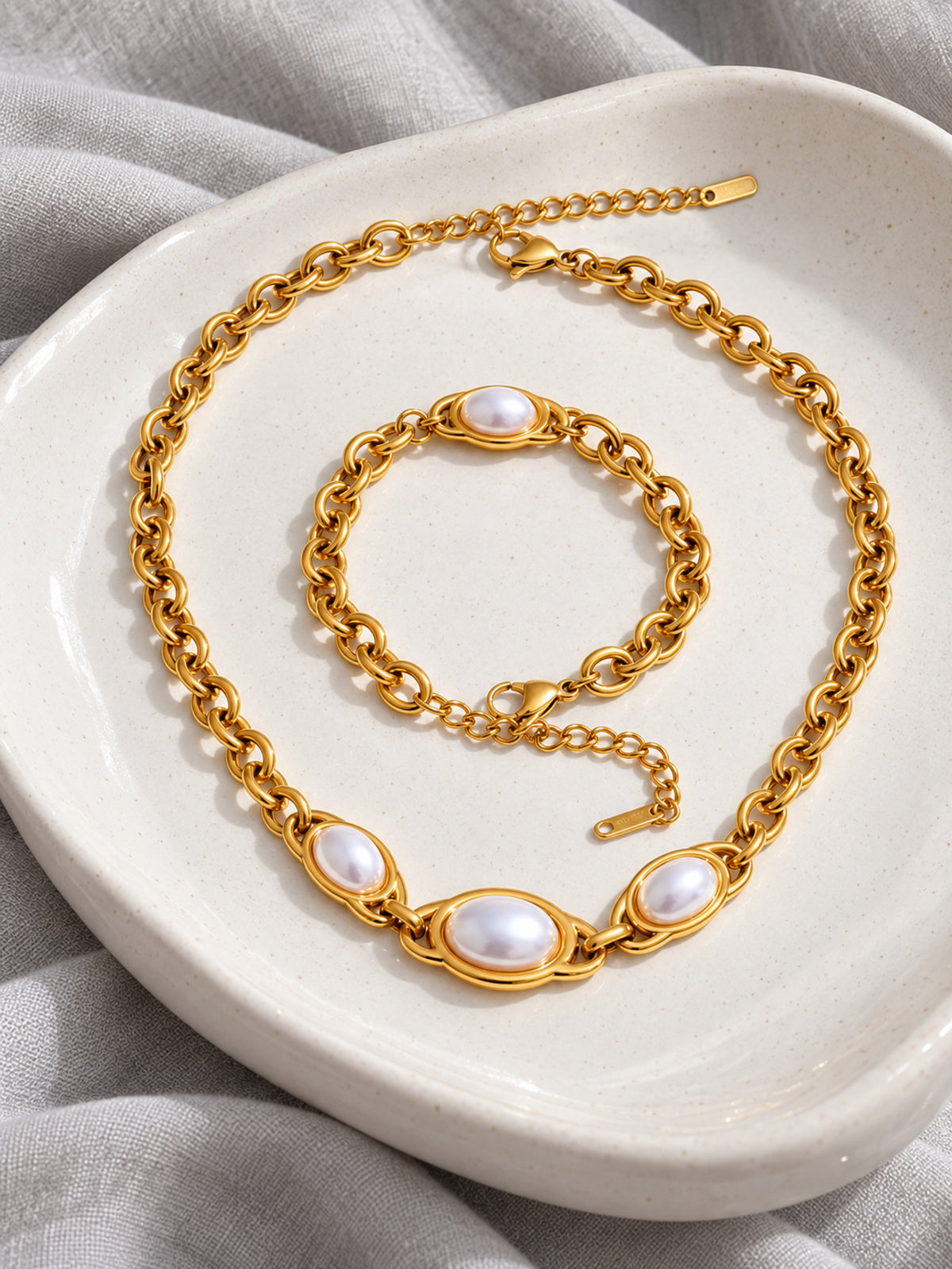 Pearline Pearl Set — editorial still life