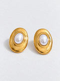 Perla Pearl Studs — neutral editorial product view