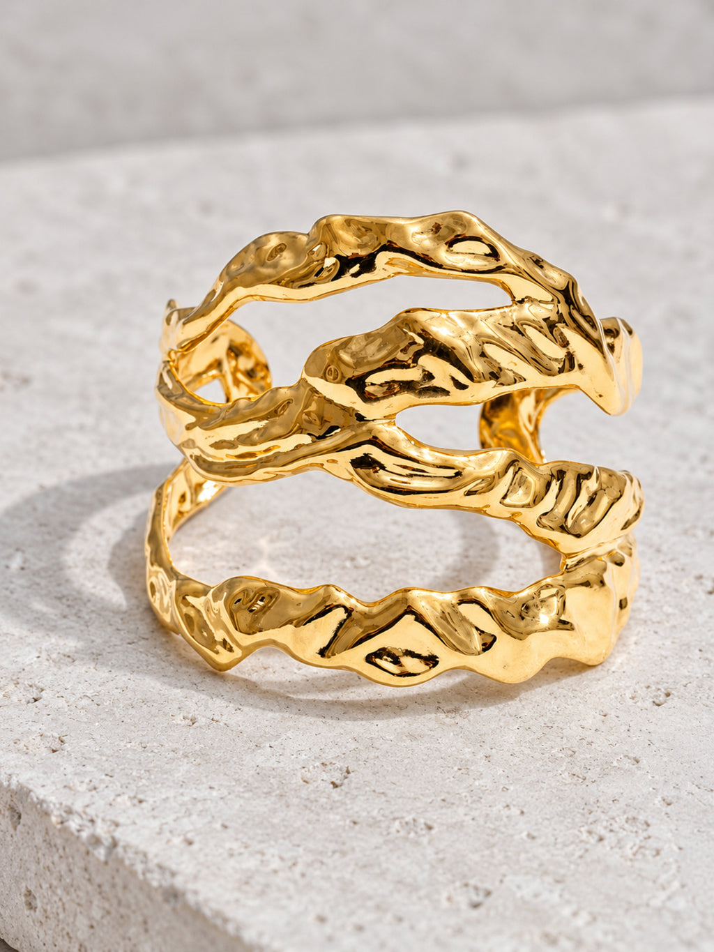 Terrain Textured Cuff — detail view