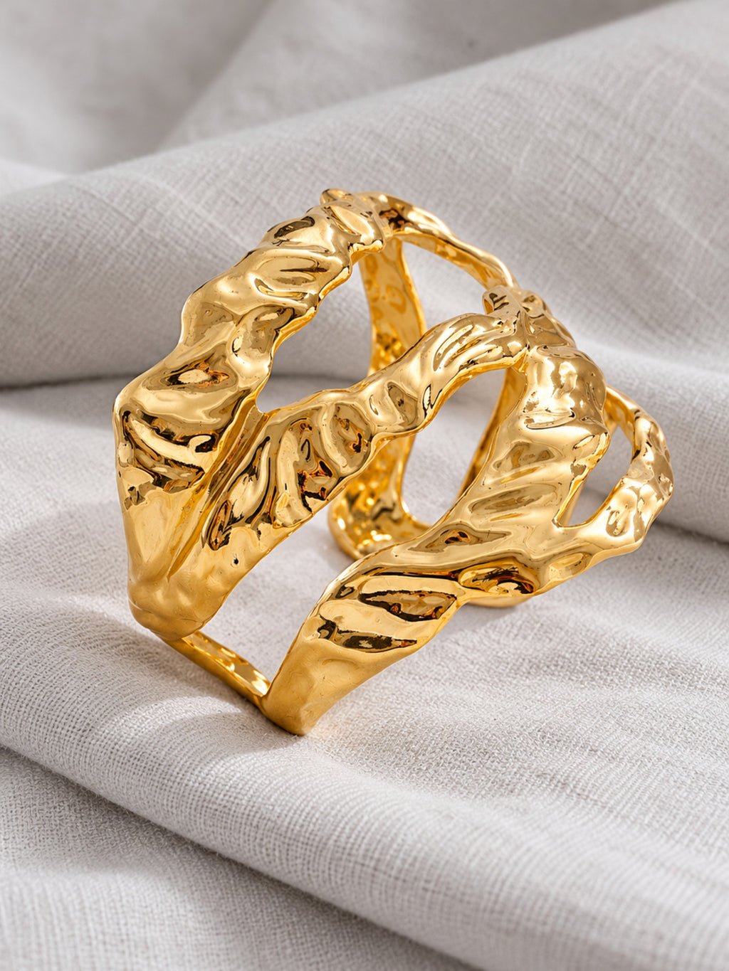 Terrain Textured Cuff — editorial still life