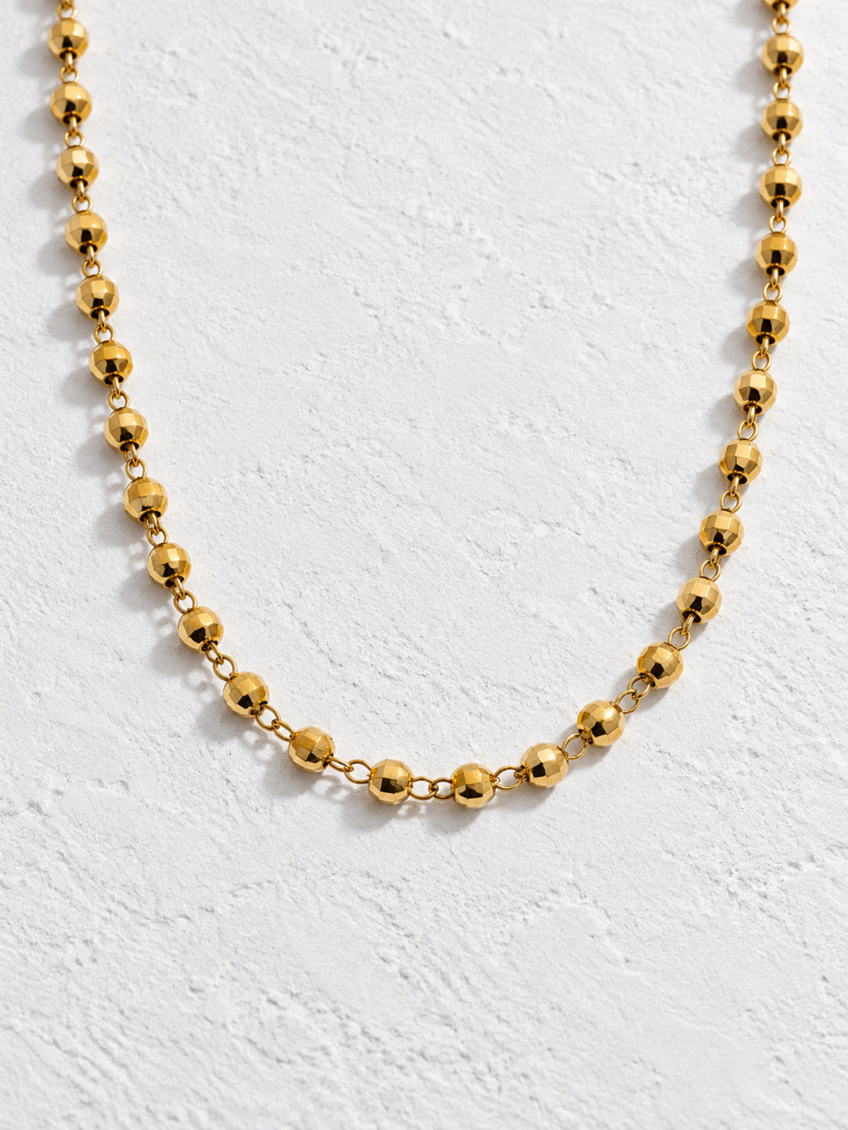 Tilly Beaded Necklace — neutral editorial product view