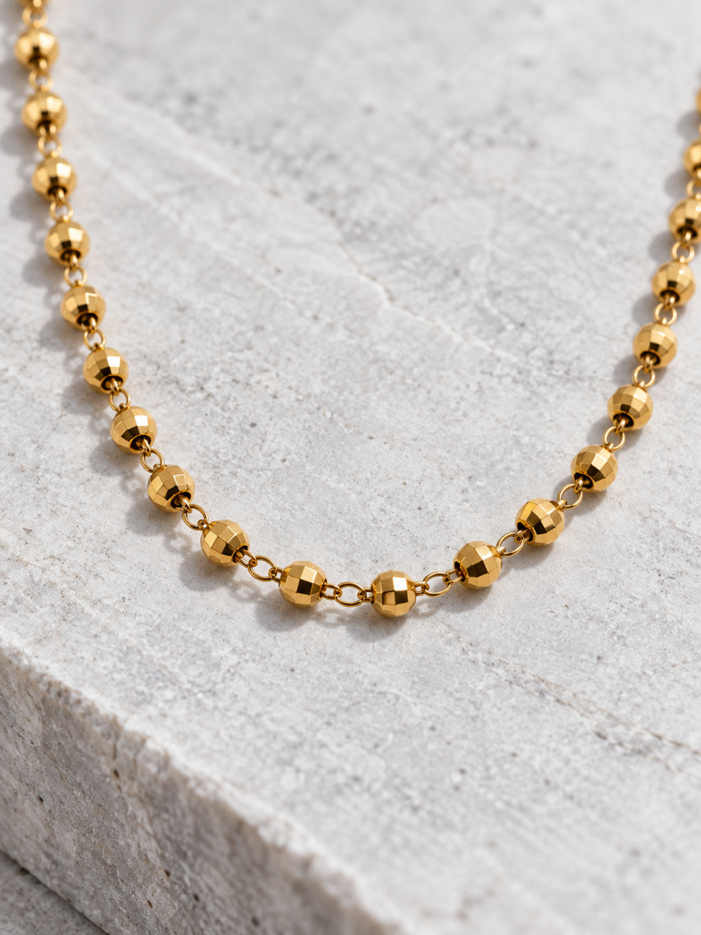 Tilly Beaded Necklace — detail view