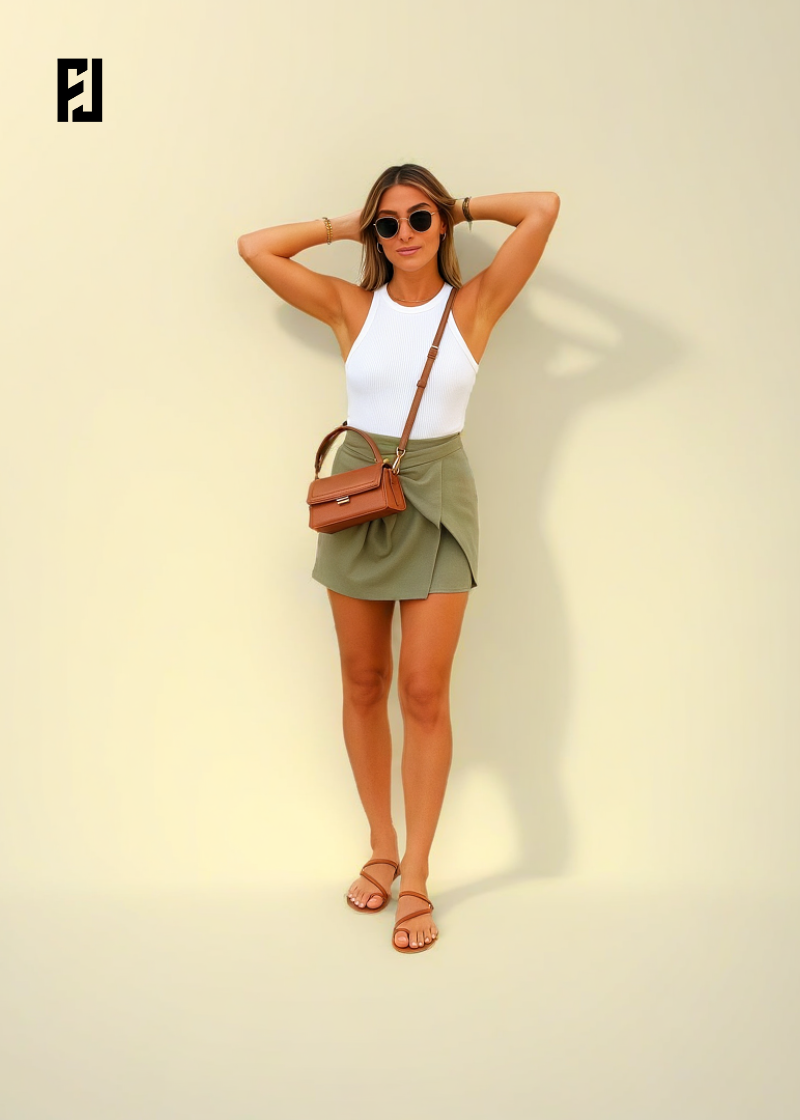 Short Femme Skinny à Nœud - Confort et Style pour l'Été