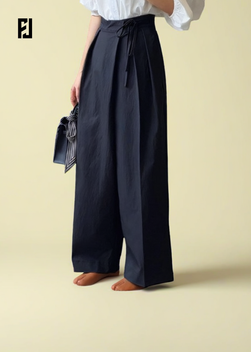 Pantalon Taille haute | Uni & Confortable